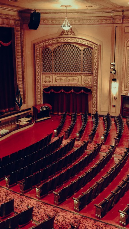 Inside of theater