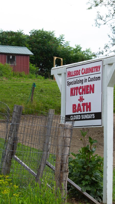 Sign of Hillside Cabinetry