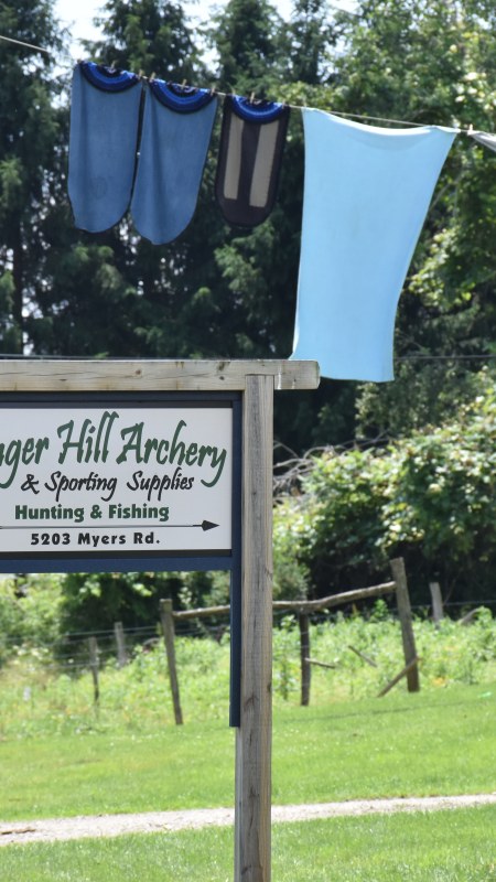 Seager Hill Archery Sign
