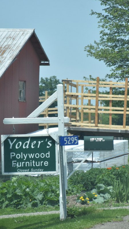 Yoder's Polywood Furniture Sign