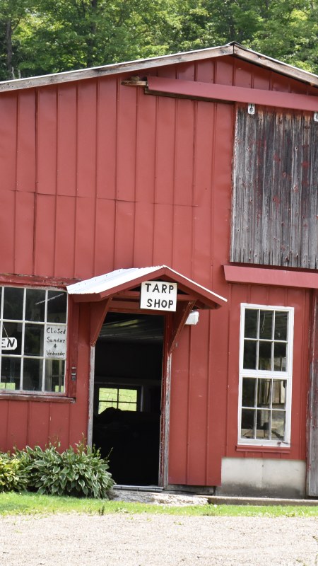 Tarp Shop along NY's Amish Trail