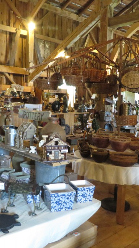 A view of some of the products in Mystic Hill Olde Barn