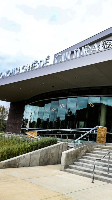 Outside view of Onohsagwede Cultural Center