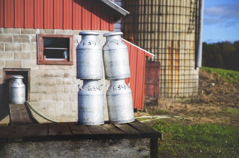 Milk Cans along the Trail- Belle Idee Photography
