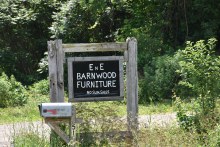 E n E Barnwood Furniture Sign