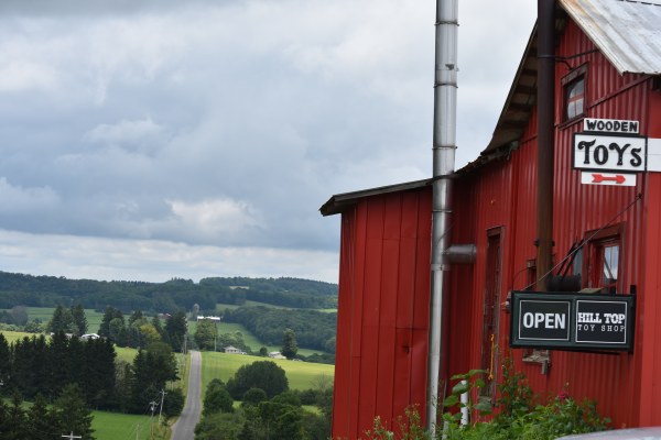 Outside view of Hilltop Shop Summer 2019