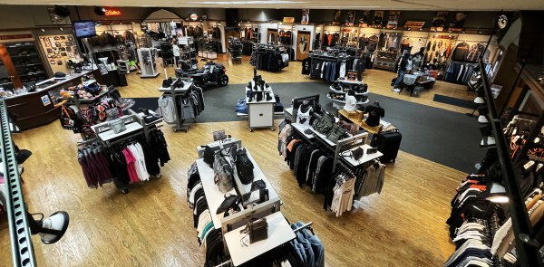 Inside of Gowanda Harley Davidson