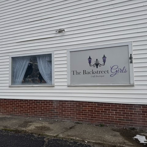 Backstreet Girls sign in South Dayton